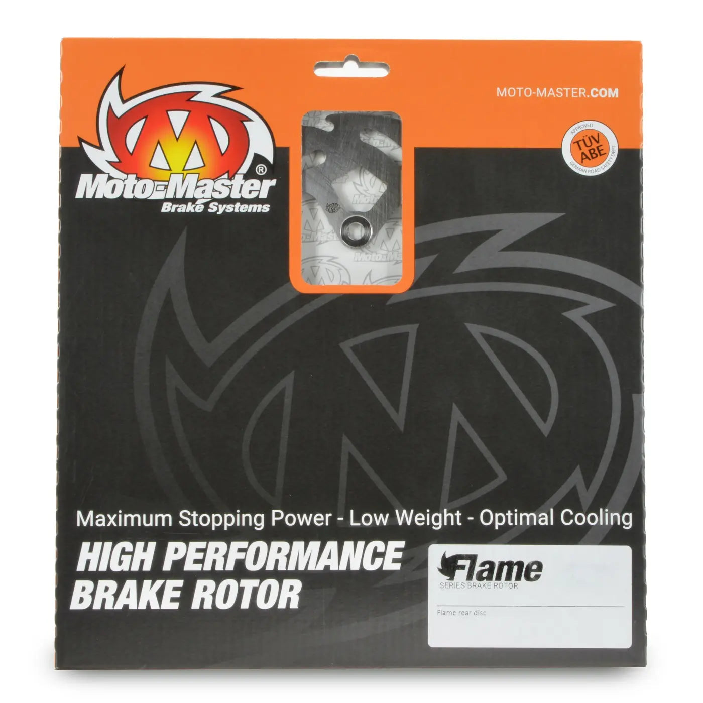 Moto-master Flame Fixed Brake Rotor - Rear