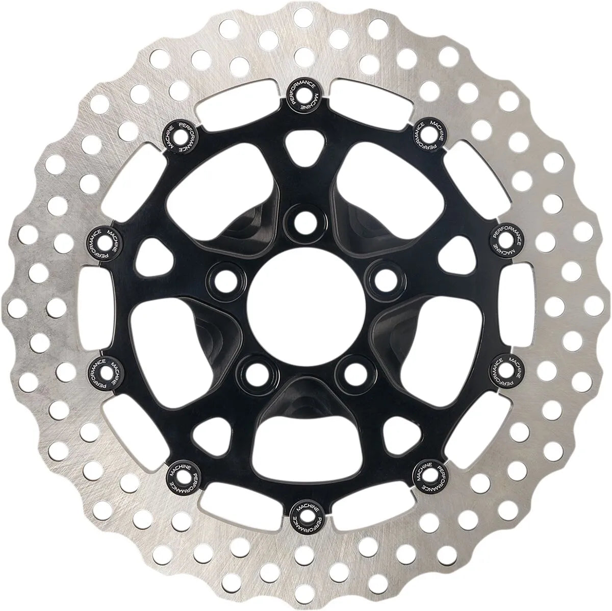 Performance Machine Two-piece Brake Rotor For Pm Wheels - Rear