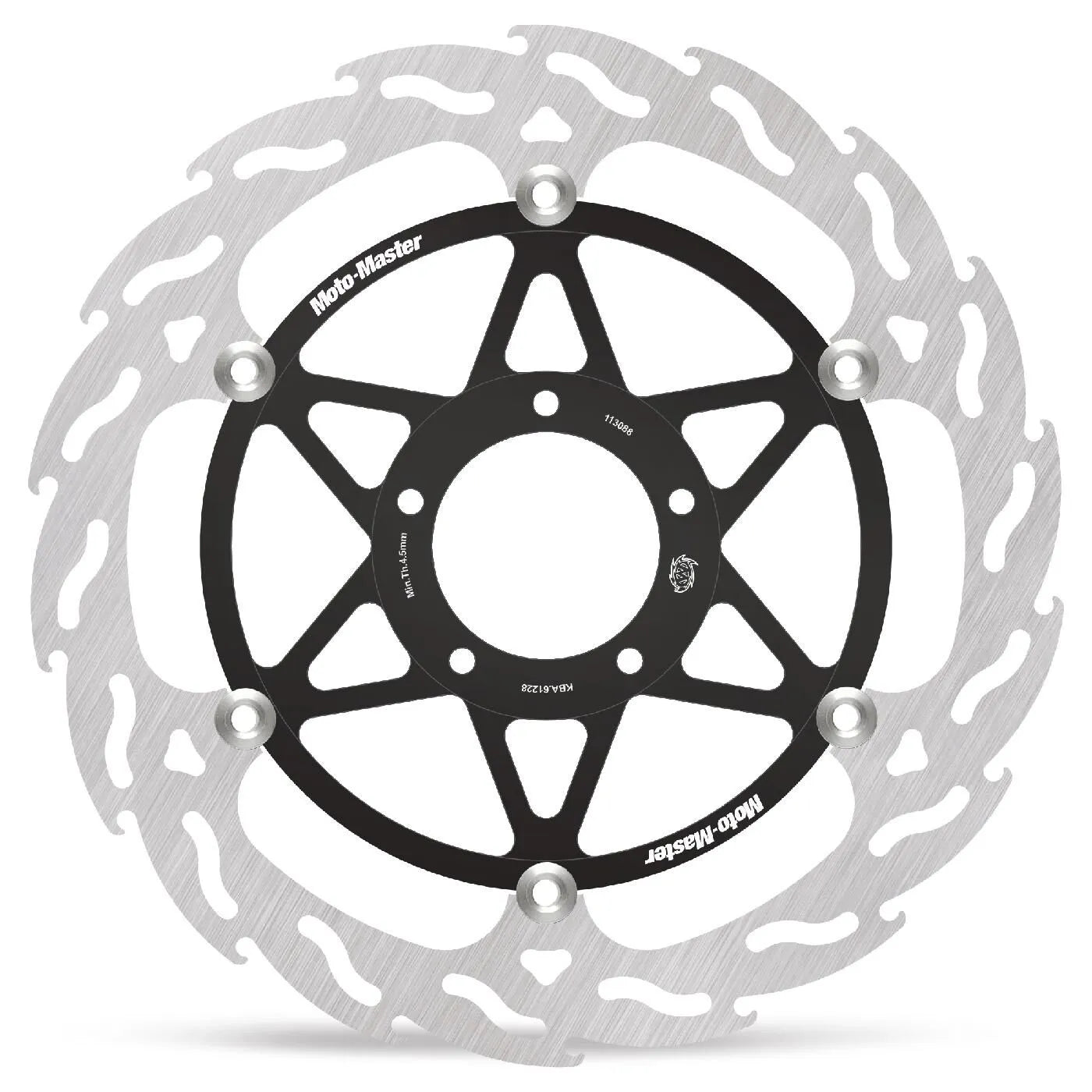 Moto-master Flame Floating Rotor For Enhanced Braking - Front