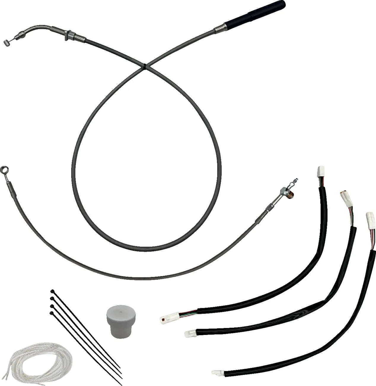 Fat Baggers Inc. EZ Install Handlebar Cable Kit for 12" Ape