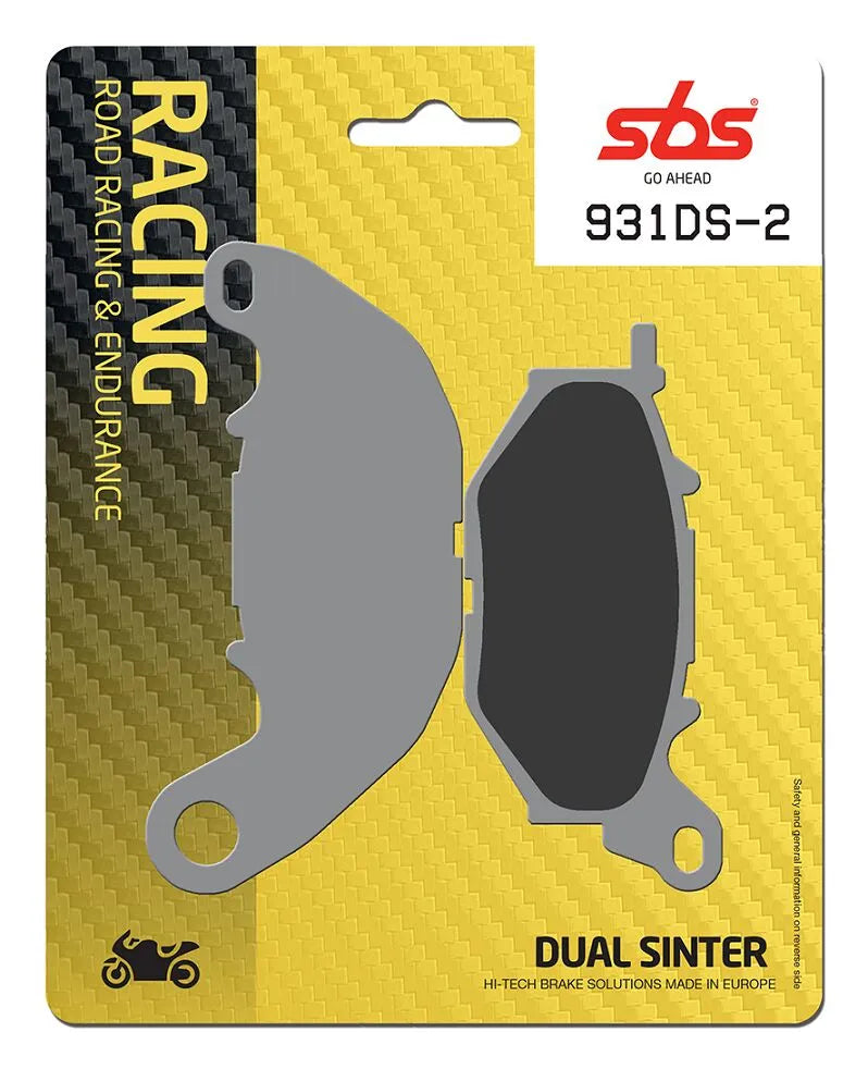 Sbs Ds Racing Dual Sintered Brake Pads - Front