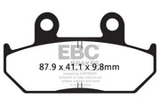 Ebc Vee Semi-sintered Brake Pads - Front