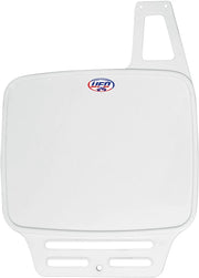 Ufo Vintage Universal Number Plate - White