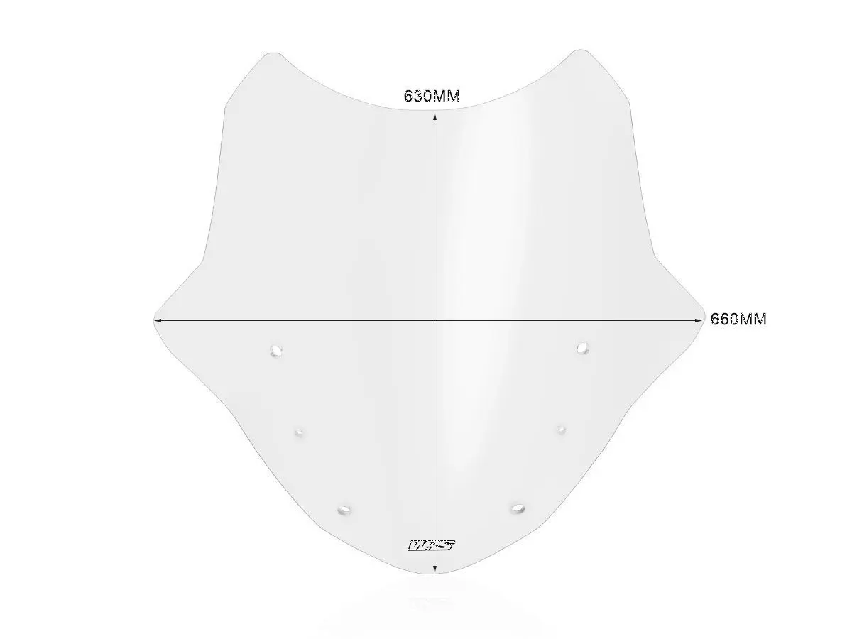 WRS Touring Windscreen for BMW R1200/R1250RT