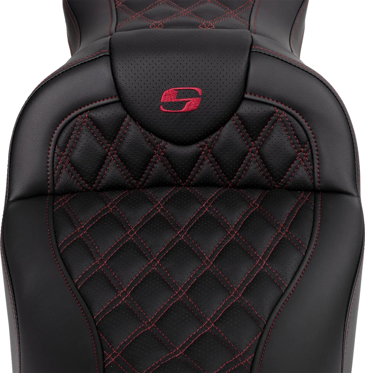 Saddlemen Roadsofa Lattice Stitch Seat - For Harley Davidson