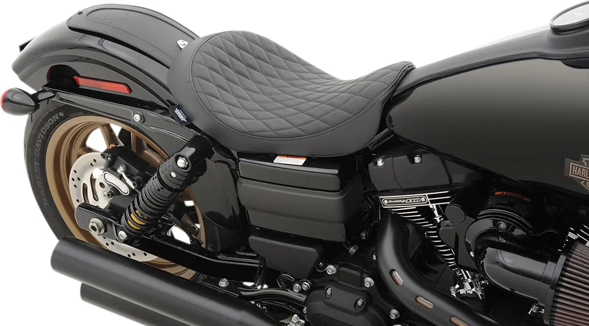 Drag Specialties Low Solo Seat - For Harley Davidson