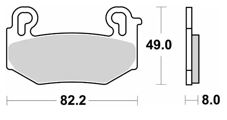 Sbs Rst Brake Pads For Sport & Naked Bikes - Front