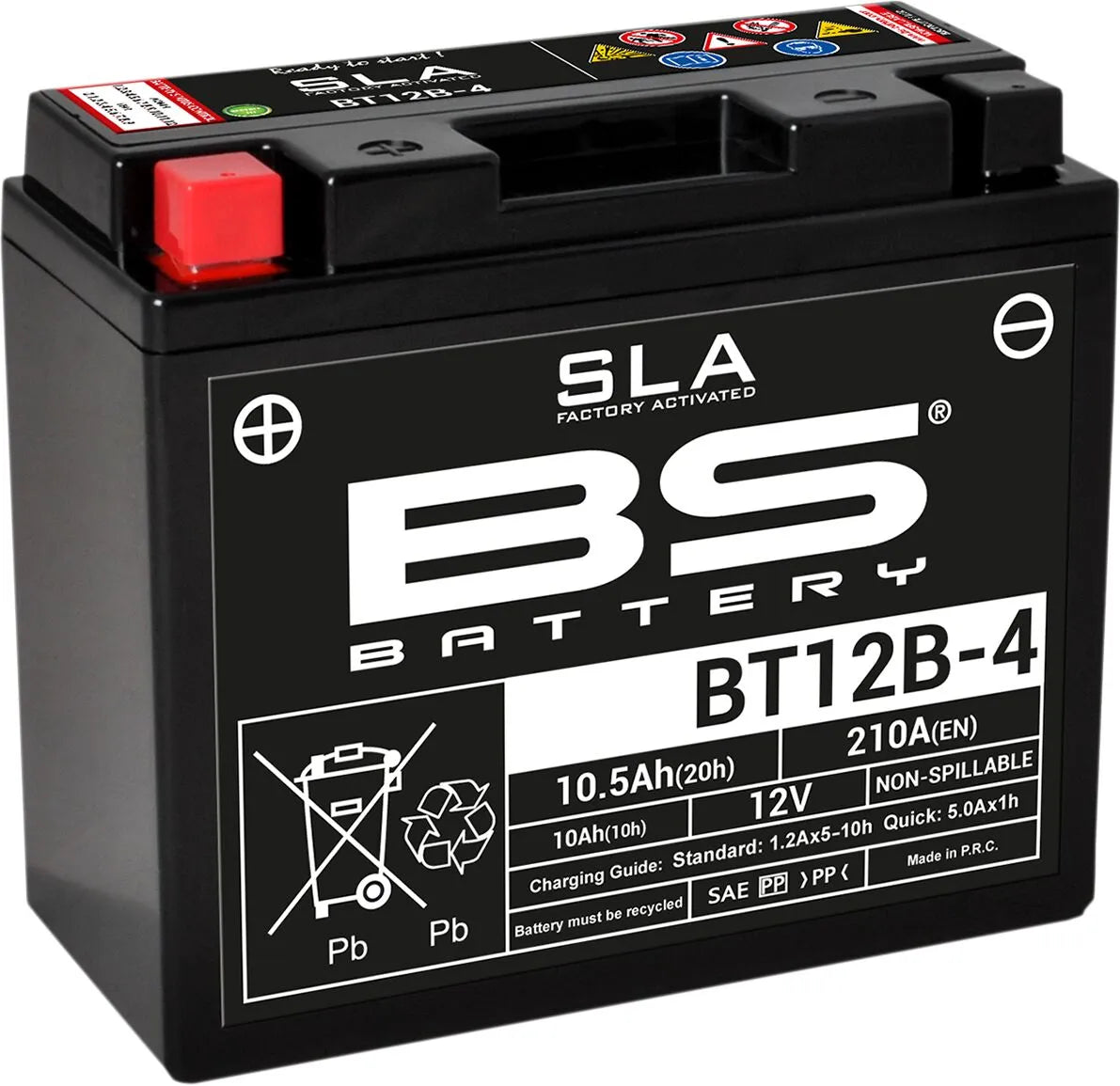 Bs Battery Agm 12v 10ah Motorcycle Battery