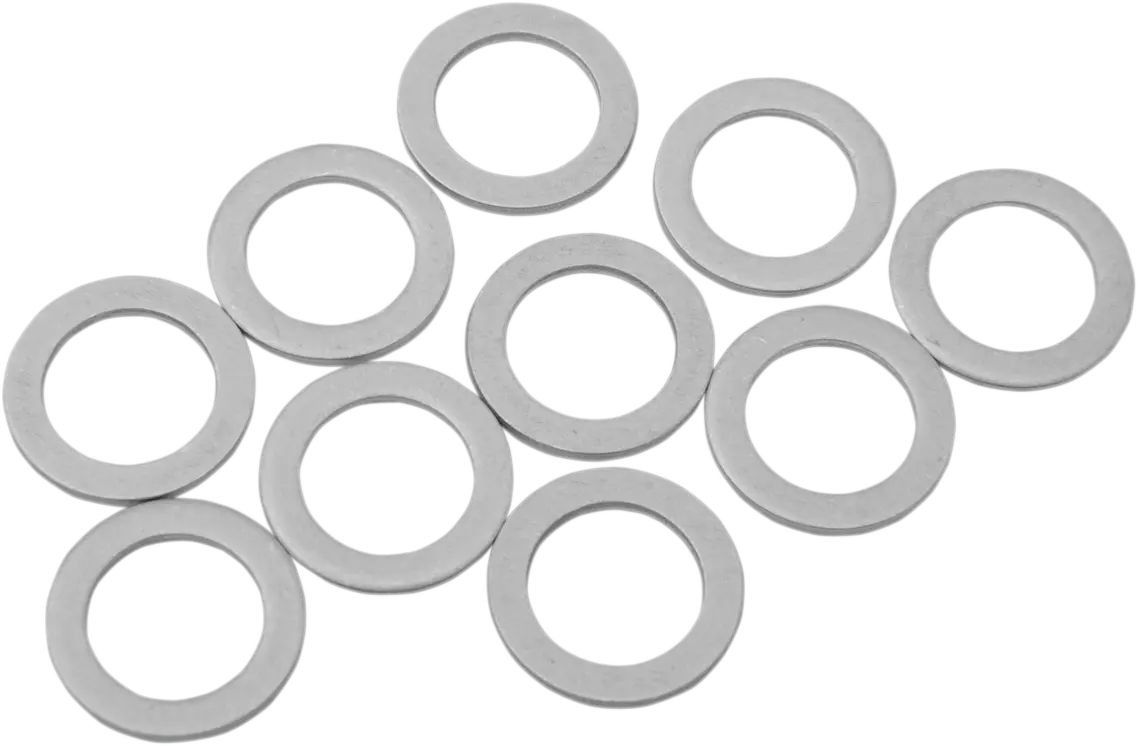 Drag Specialties Aluminum Crush Washers 10-pack
