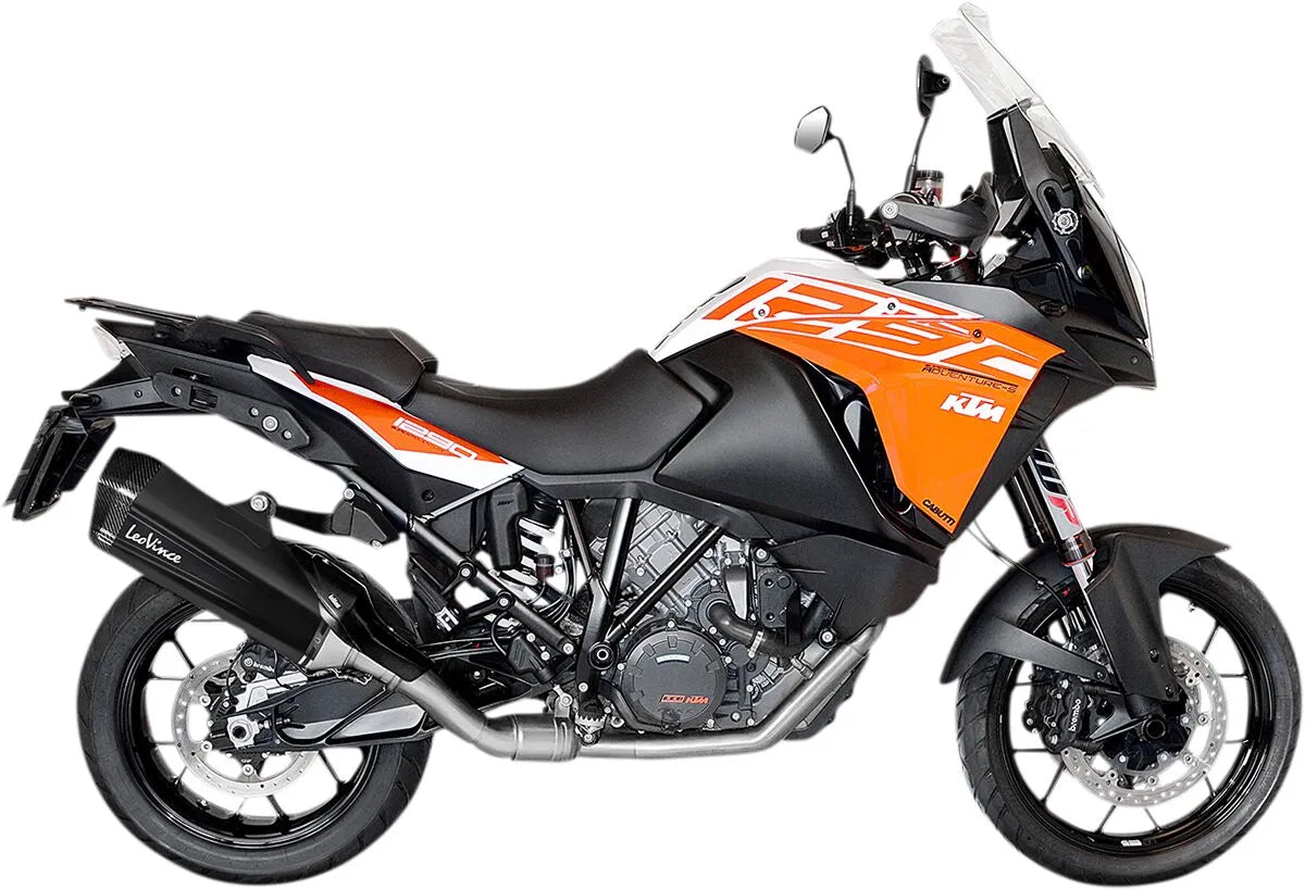 Leovince Lv-12 Black Edition Slip-on Muffler - ECE Street Legal Approved