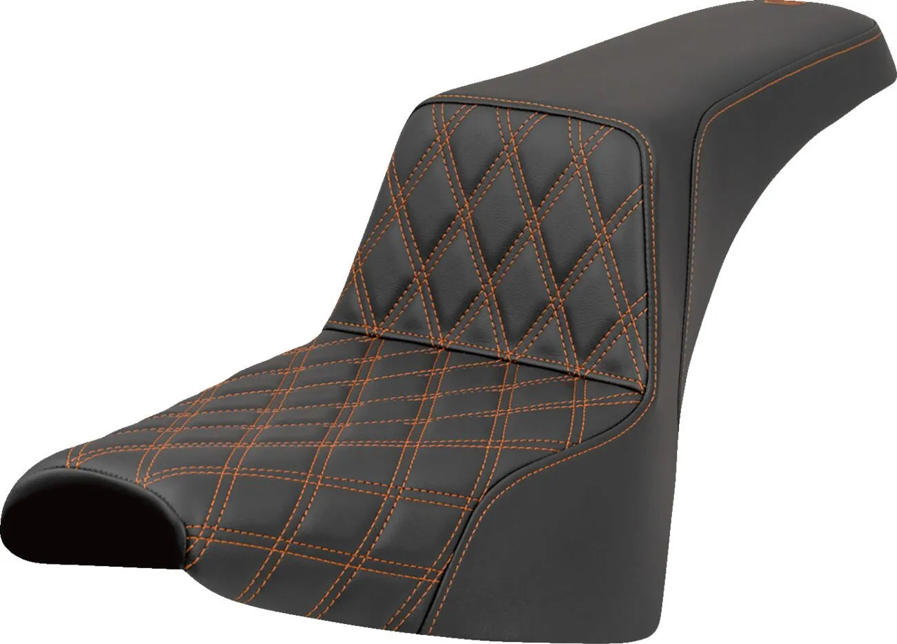 Saddlemen Lattice Stitch Step-up Seat - For Harley Davidson