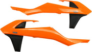 Ufo Replacement Radiator Shrouds Oem Orange/black