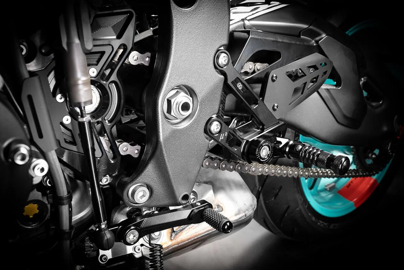 Gilles Tooling Mue2 Rearset - Black Anodized