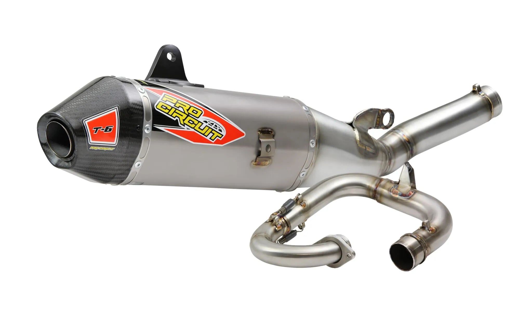 Pro Circuit T-6 Euro Exhaust System Ss/ti/cf Full System