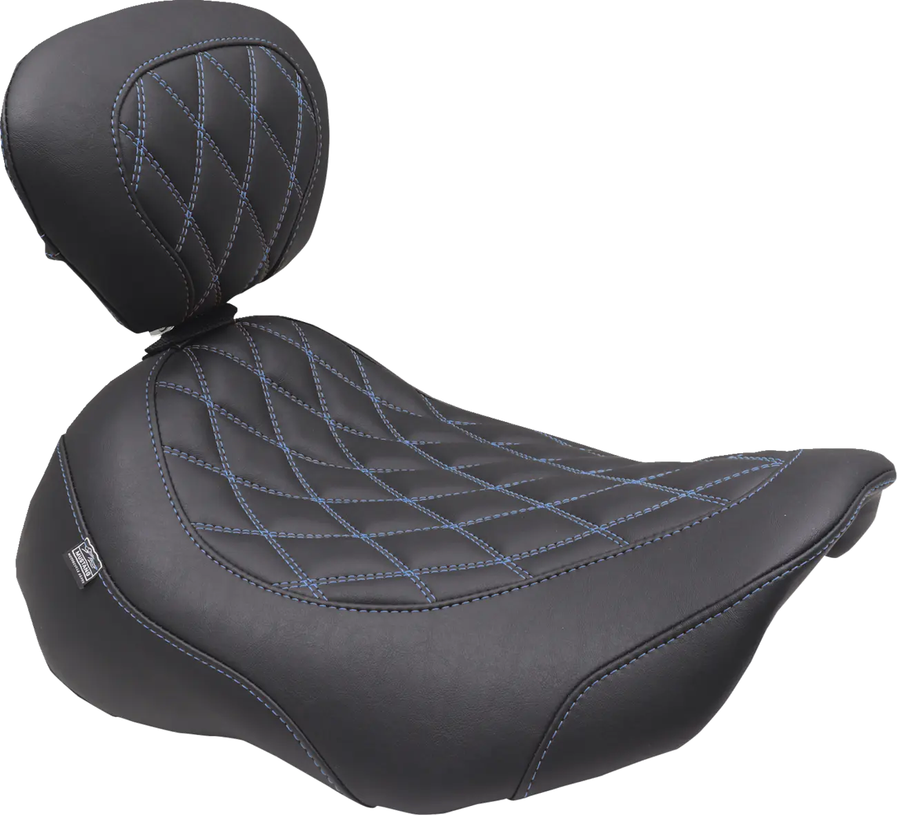 Mustang Wide Tripper Solo Seat - For Harley Davidson