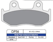 Dp Brakes Standard Sintered Metal Brake Pads - Front