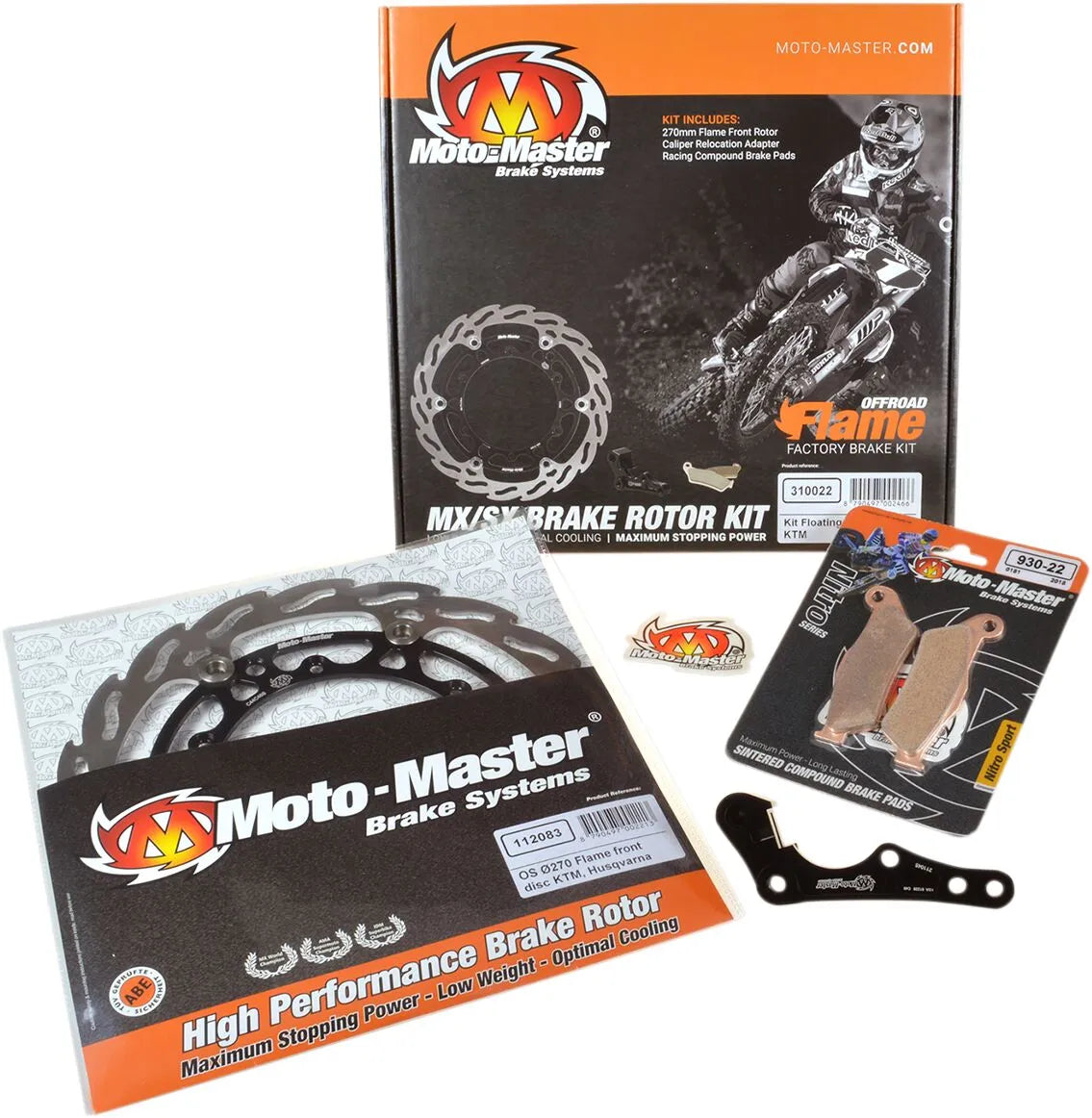 Moto-master Oversize Mx Brake Kit 270mm - Front