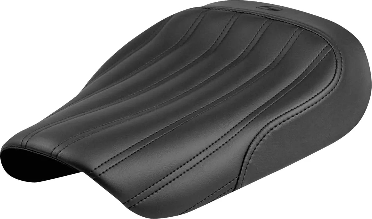 Saddlemen Solo Seat - Black - For Harley Davidson