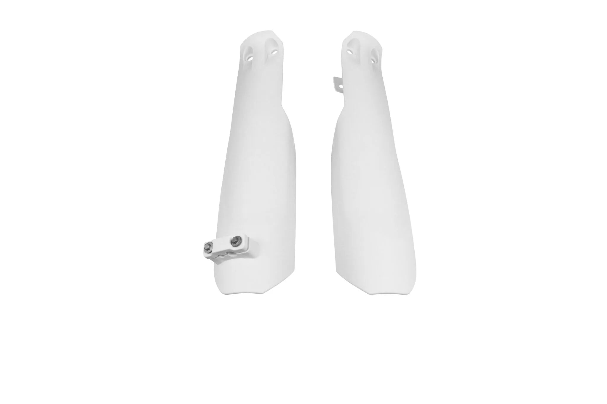 Polisport White Plastic Fork Covers