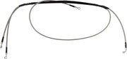 Moose Offroad Stainless Steel Braided Brake Line Front