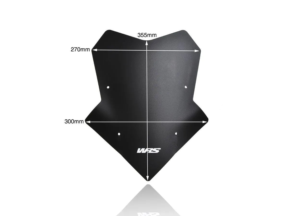 Wrs Windscreen - Black Matte - 14 Inch