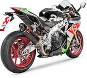 Akrapovic Slip-on Line Muffler For Aprilia