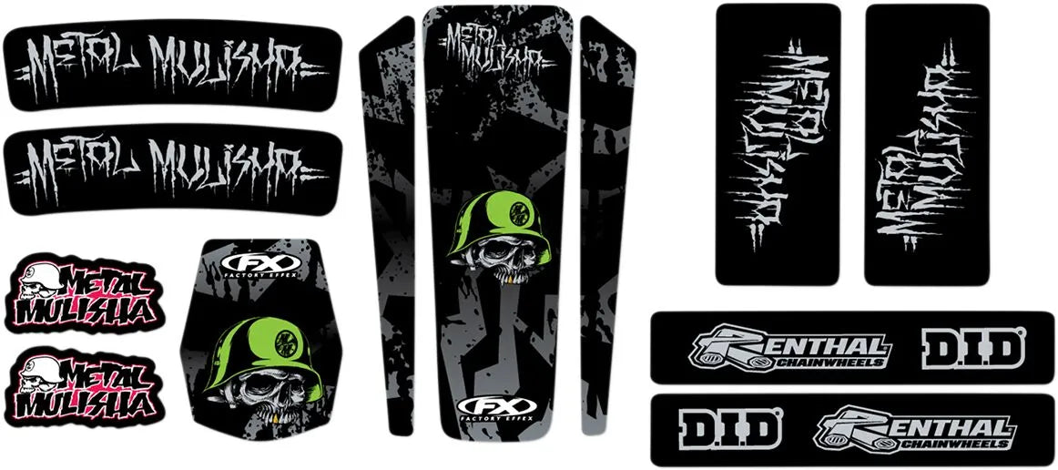 Factory Effex Trim Kit Graphics For Kawasaki