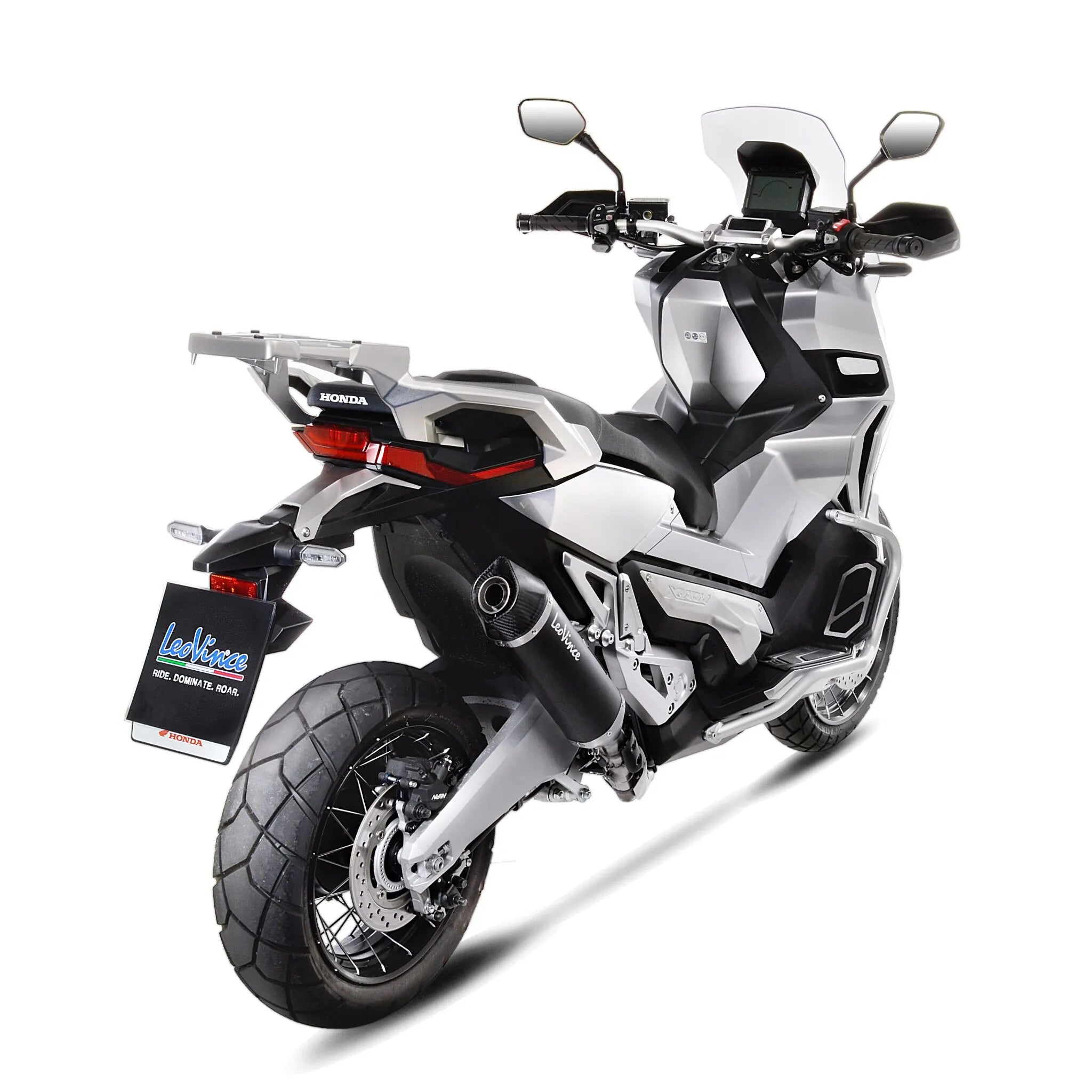 Leovince Nero Slip-on Muffler - Black Stainless Steel - ECE Street Legal Approved