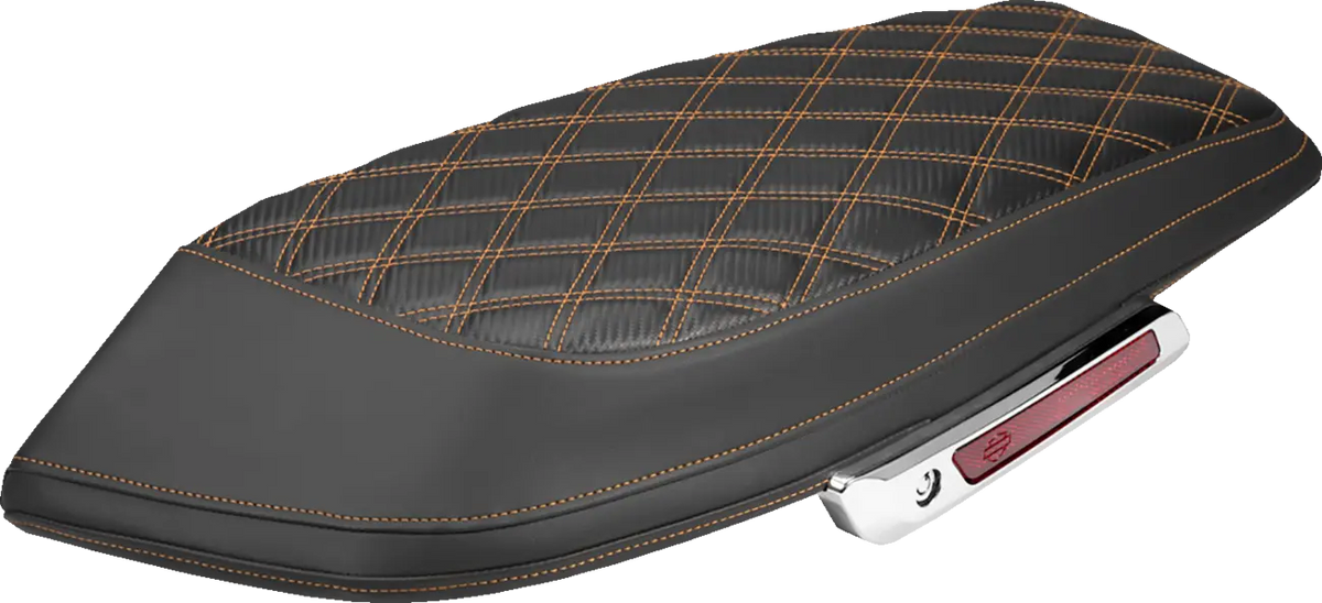Saddlemen RoadSofa Carbon Fiber Saddlebag Lid Covers Orange