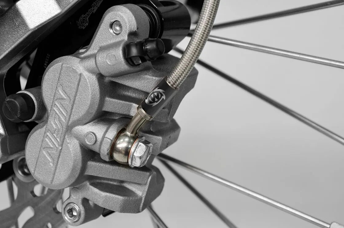 Moto-master Brake Line - Stainless Steel Braided Hydraulic