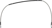 Moose Offroad Stainless Steel Braided Brake Line Front