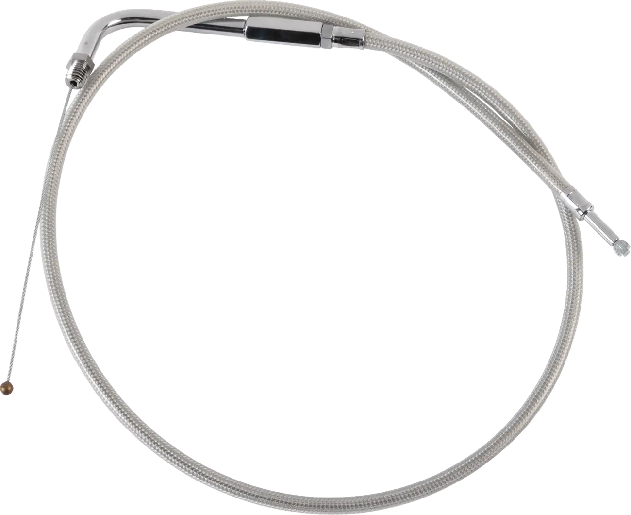 DRAG SPECIALTIES Stainless Braided Throttle Cable