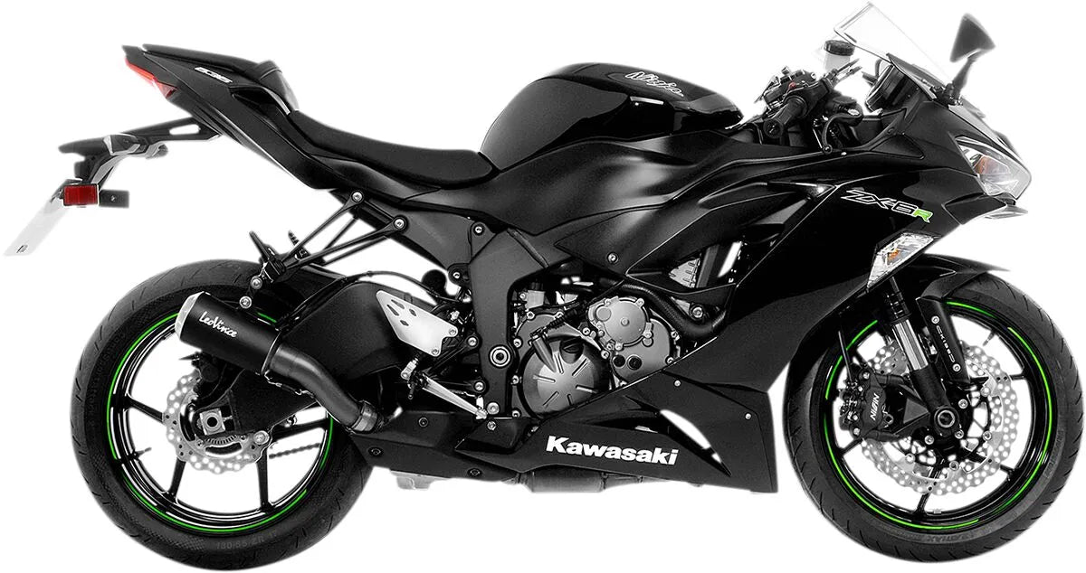 Leovince Lv-10 Slip-on Muffler With Carbon Fiber End Cap