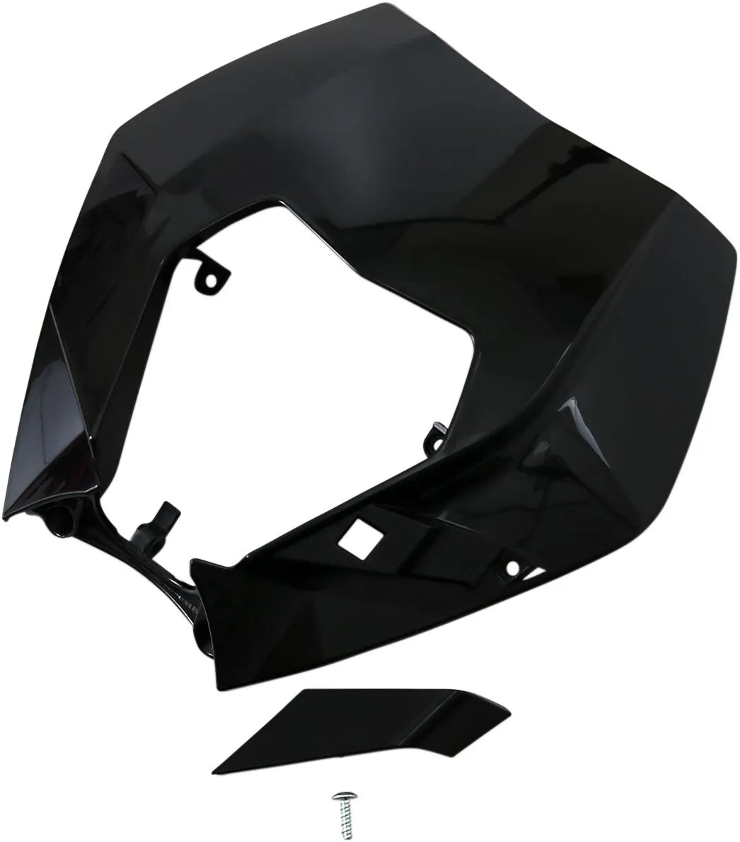 Ufo Headlight Plastic - Black Headlight Cover