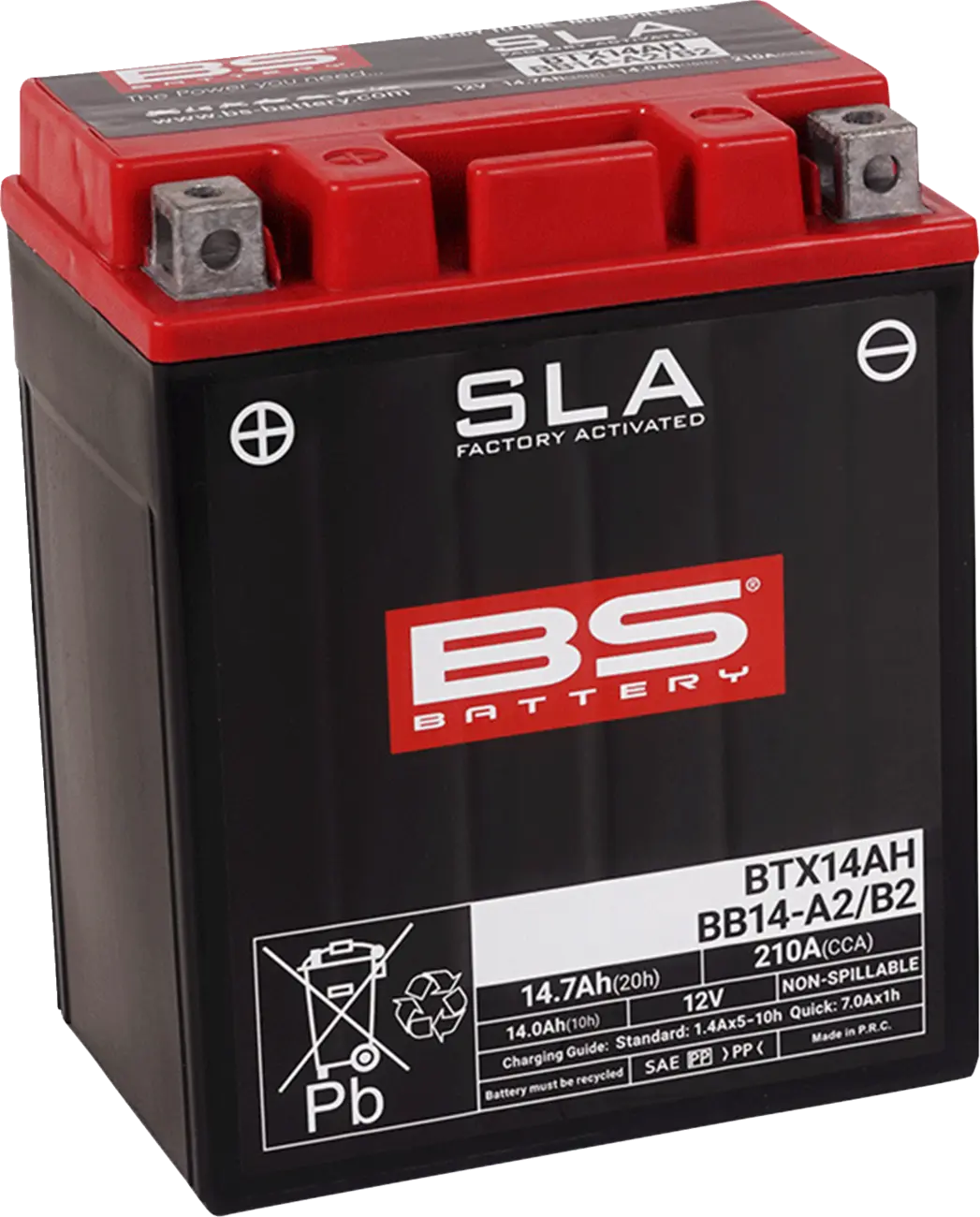 Bs Battery Agm Maintenance-free Battery - 12v 14ah