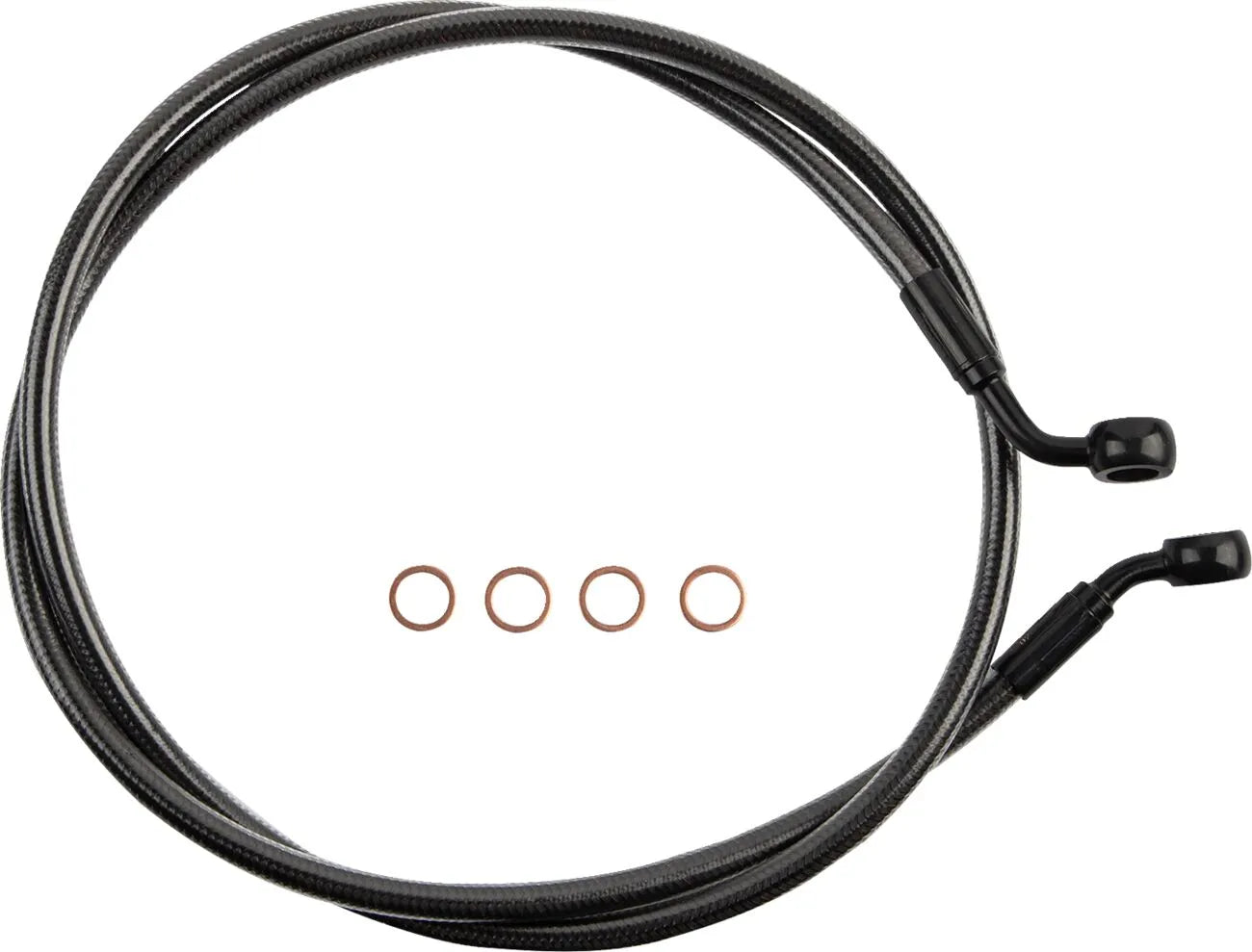 Magnum Shielding Braided Brake Line For Non-abs Models