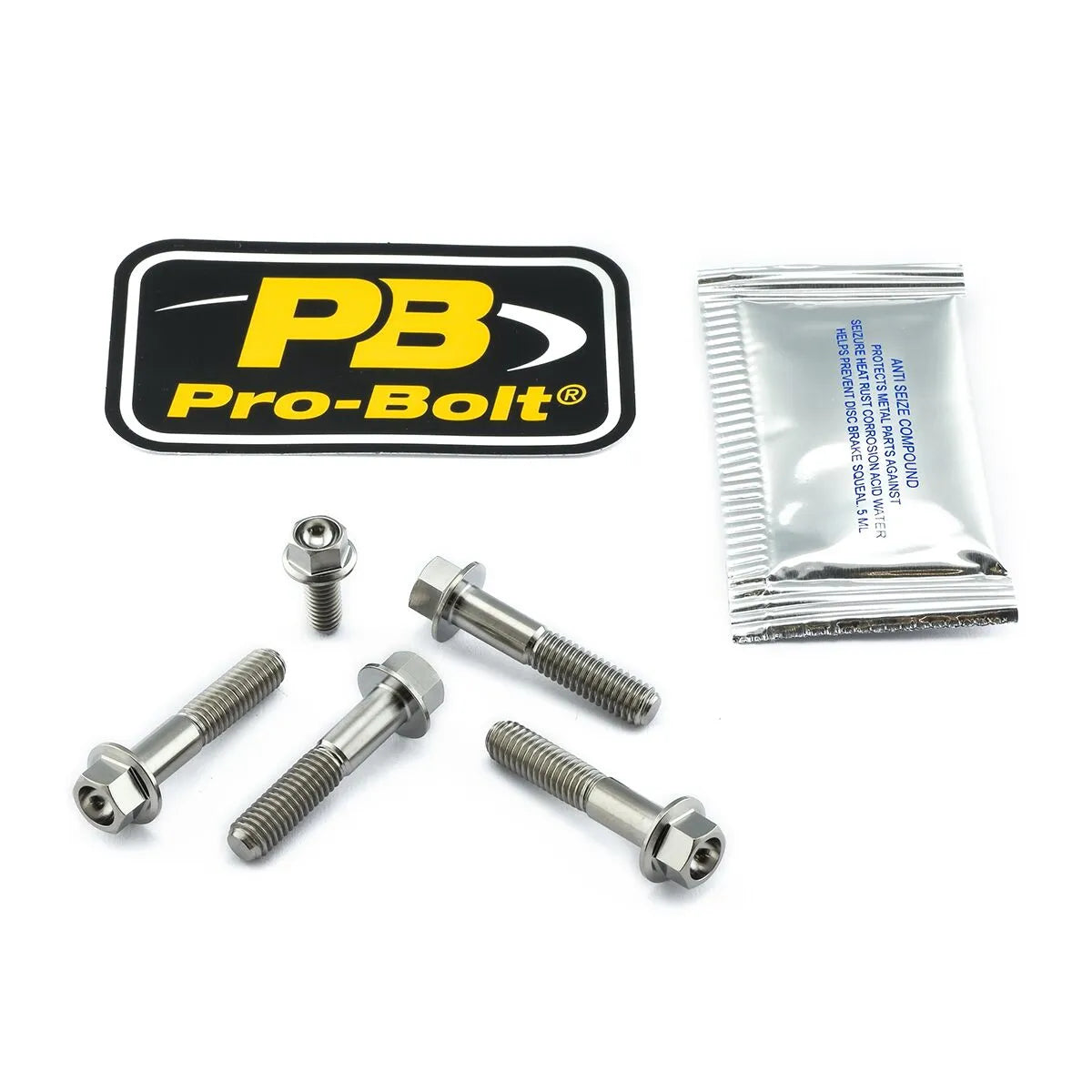 Pro Bolt Titanium Brake & Clutch Lever Pinch Bolt Kit