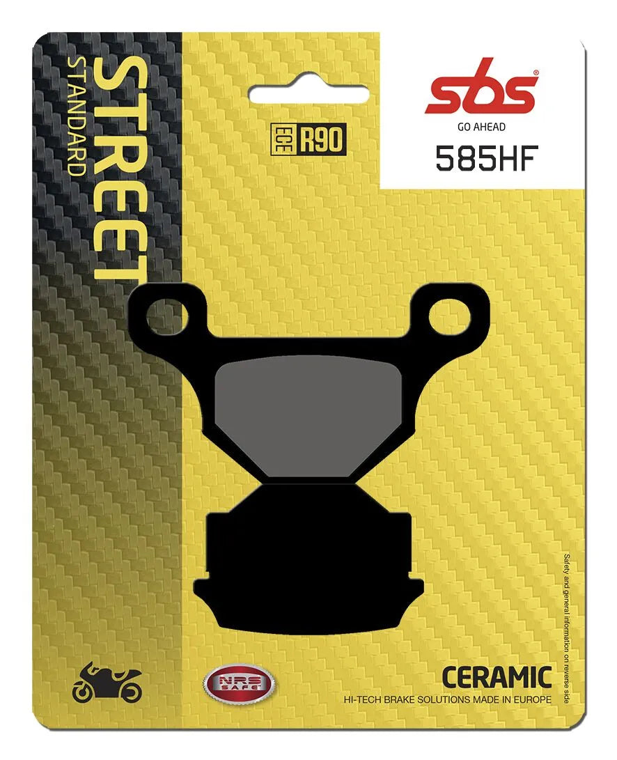 Sbs Hf Street Ceramic Organic Brake Pads - Front & Rear