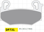 Dp Brakes Standard Sintered Metal Brake Pads - Front