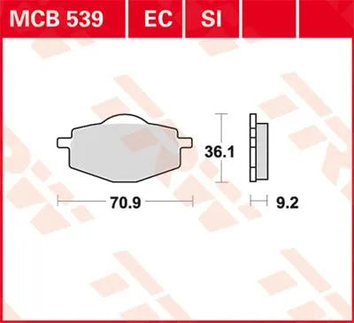 Trw All Round Sintered Metal Brake Pads - Front & Rear