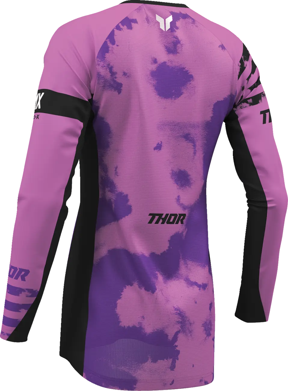 Thor Women's Launchmode Bleach Jersey - Black/Purple/White