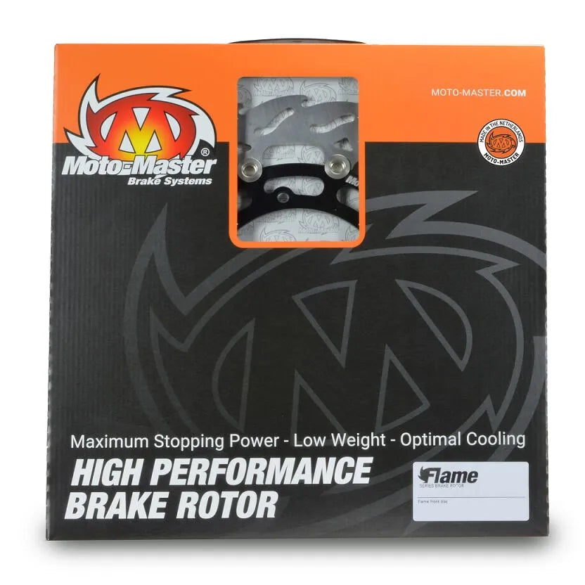 Moto-master Flame Floating Rotor For Enhanced Braking - Front