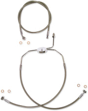 Magnum Shielding Xr Stainless Front Brakeline Kit Non-abs