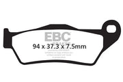 Ebc Sfac Carbon Scooter Brake Pads - Enhanced Durability