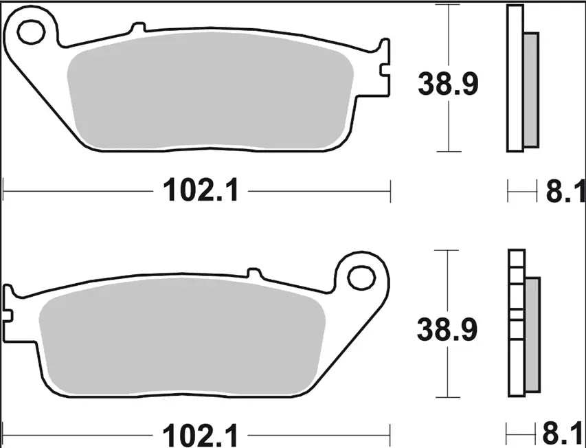 Brembo Prime Line Carbon Ceramic Brake Pad Set