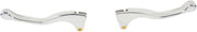 Parts Unlimited Shorty Power Lever Set - Silver