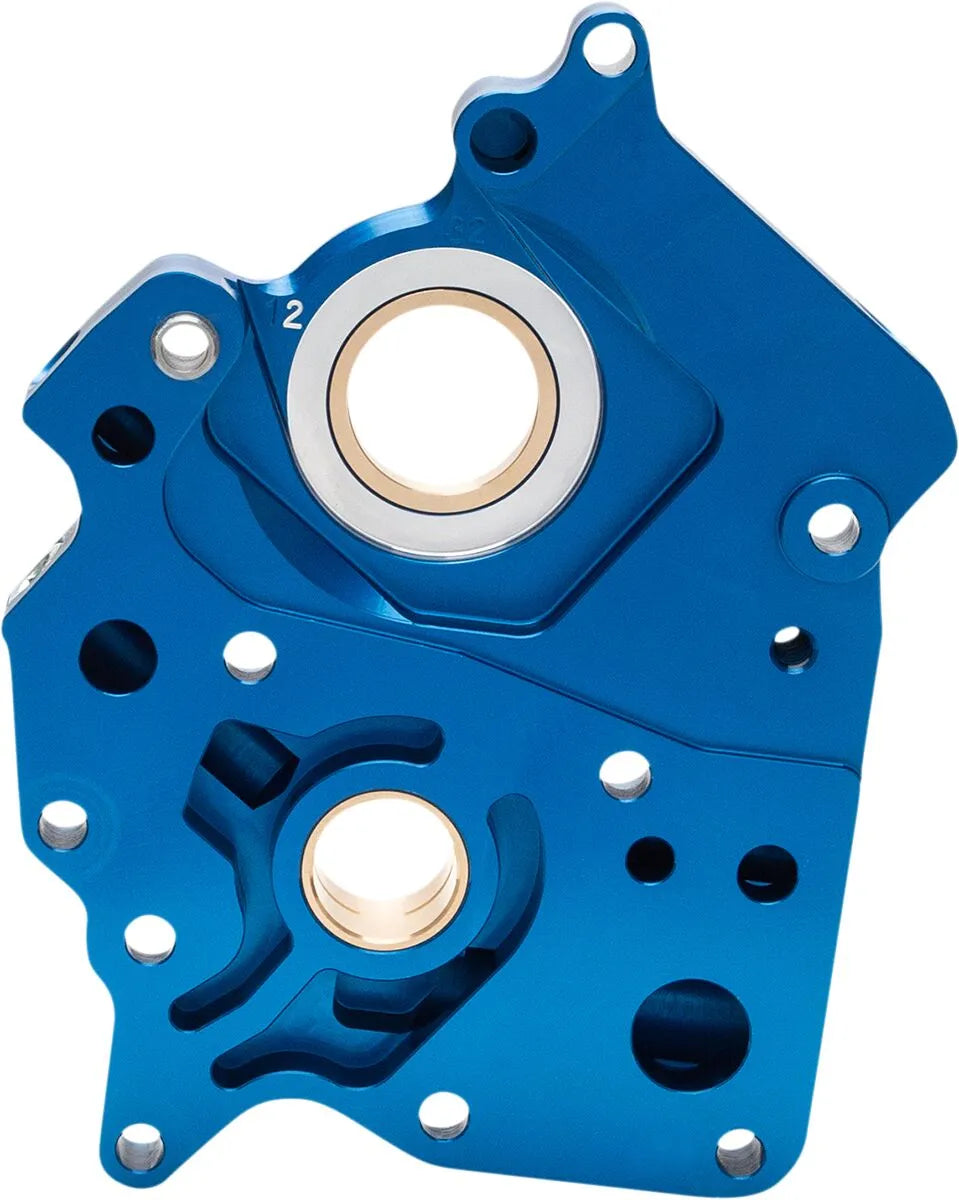 S&s Cycle Camplate - Billet Aluminum, Blue Anodized