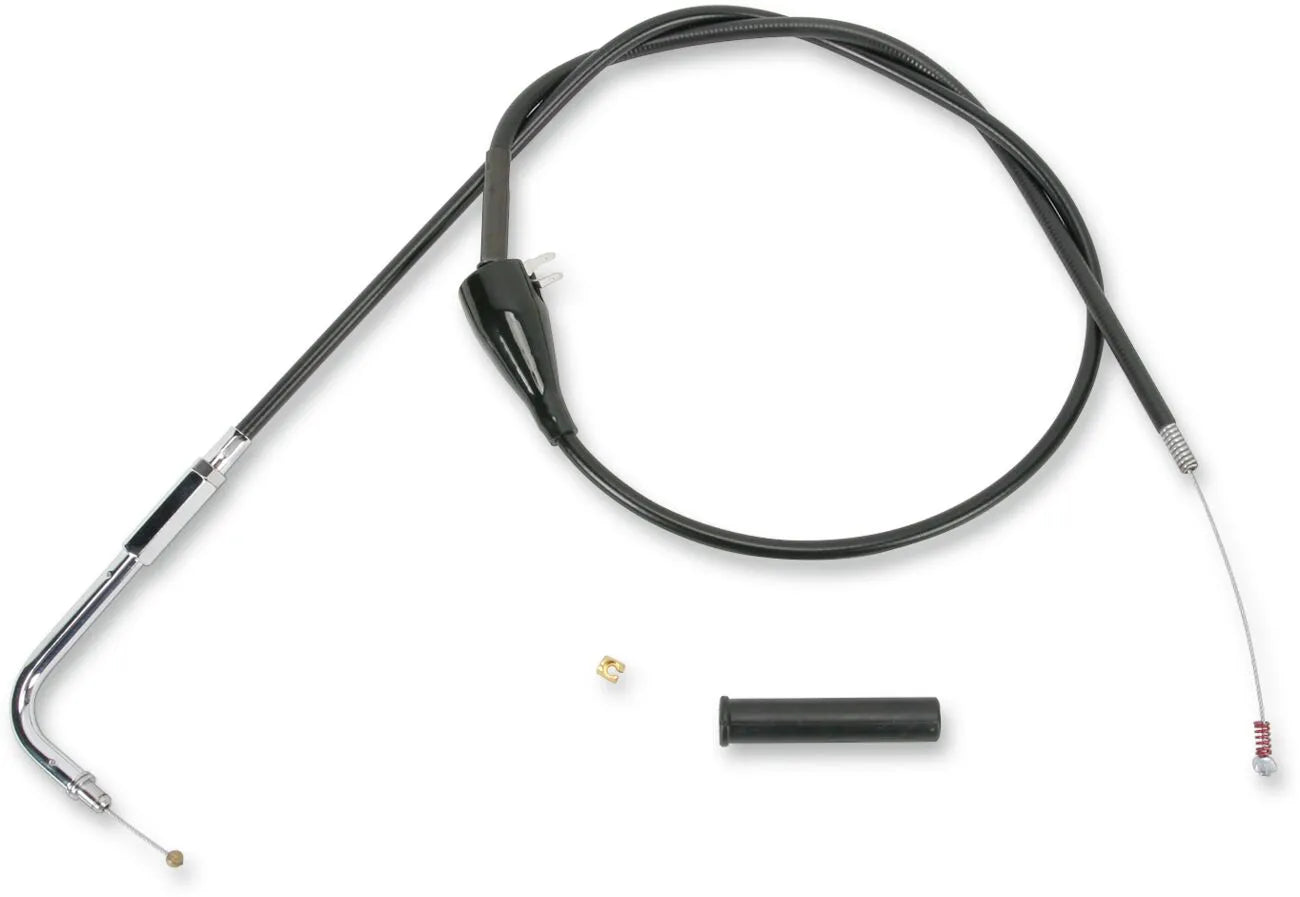 Drag Specialties Black Vinyl Idle Cable for Motorcycles