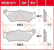 Trw Sh Series Sintered Rear Brake Pads - Rear