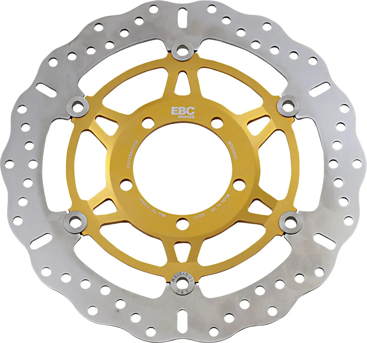 Ebc Pro-lite Xc Contour Brake Rotor - Front